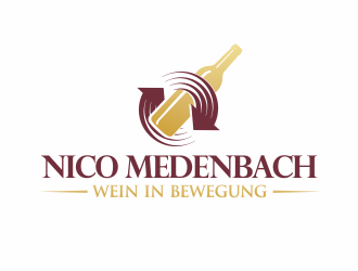 nico medenbach - wein in bewegung logo design by YONK