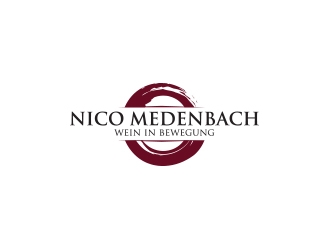 nico medenbach - wein in bewegung logo design by yippiyproject