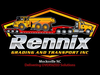Rennix Grading and Transport Inc logo design by uttam