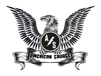 American Savage logo design by MUSANG
