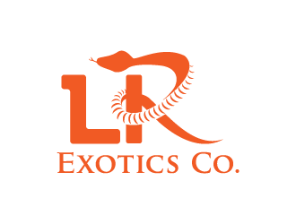 LR Exotics  logo design by hwkomp