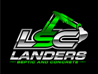 Landers Septic and Concrete logo design by THOR_