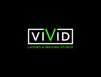 VIVID, LASHES & WAXING STUDIO logo design by dewipadi