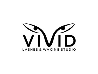 VIVID, LASHES & WAXING STUDIO logo design by sabyan