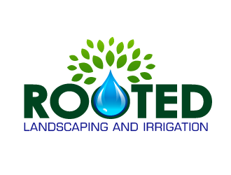 Rooted - Landscaping and Irrigation logo design by THOR_