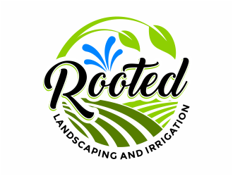 Rooted - Landscaping and Irrigation logo design by mutafailan