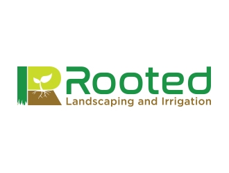 Rooted - Landscaping and Irrigation logo design by yippiyproject