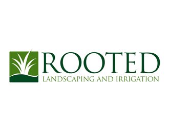 Rooted - Landscaping and Irrigation logo design by kunejo