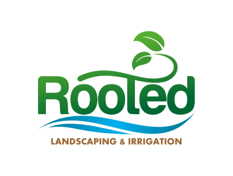 Rooted - Landscaping and Irrigation logo design by cintoko