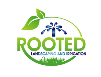 Rooted Landscaping And Irrigation Logo Design 48hourslogo Com