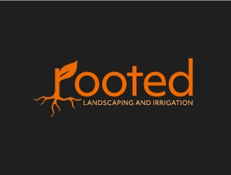 Rooted - Landscaping and Irrigation logo design by nehel