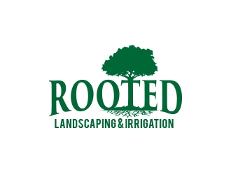 Rooted - Landscaping and Irrigation logo design by avatar
