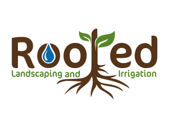 Rooted - Landscaping and Irrigation logo design by aldesign