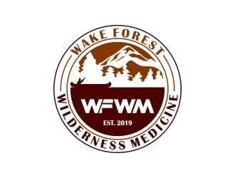 Wake Forest Wilderness Medicine logo design by naldart
