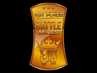 BATTLE MILES logo design by MAXR