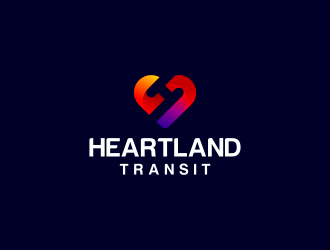 Heartland Transit logo design by Asani Chie