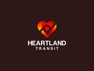 Heartland Transit logo design by Asani Chie
