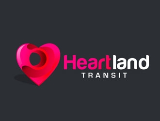 Heartland Transit logo design by frontrunner