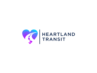 Heartland Transit logo design by ndaru