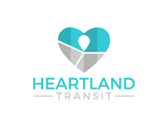Heartland Transit logo design by mhala