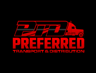 PREFERRED Transport & Distribution; PTD,  logo design by beejo