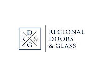 Regional Doors & Glass logo design by blackcane