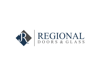 Regional Doors & Glass logo design by haidar
