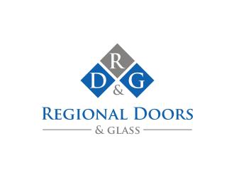 Regional Doors & Glass logo design by Zeratu