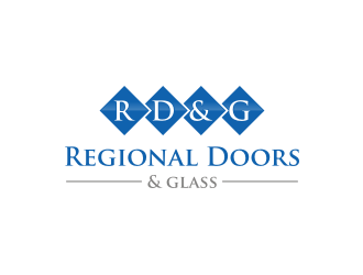 Regional Doors & Glass logo design by Zeratu