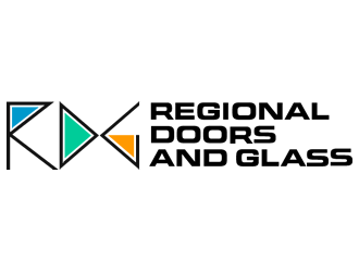 Regional Doors & Glass logo design by Coolwanz