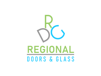 Regional Doors & Glass logo design by mindstree