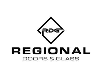 Regional Doors & Glass logo design by dibyo