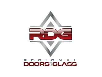 Regional Doors & Glass logo design by SOLARFLARE