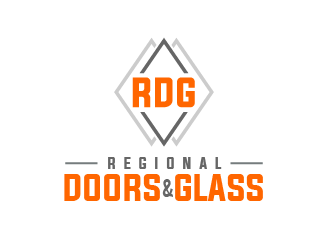Regional Doors & Glass logo design by SOLARFLARE