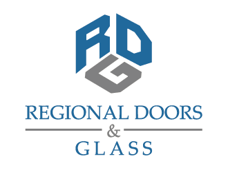 Regional Doors & Glass logo design by axel182