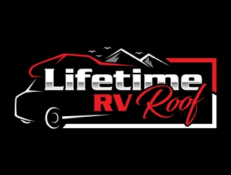 Lifetime RV Roof logo design by MAXR