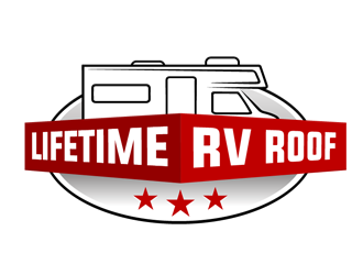 Lifetime RV Roof logo design by megalogos