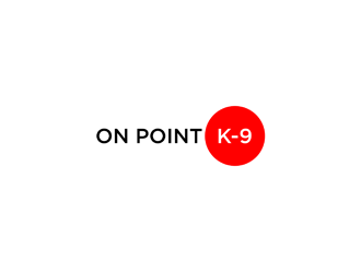 On Point K-9 logo design by alby