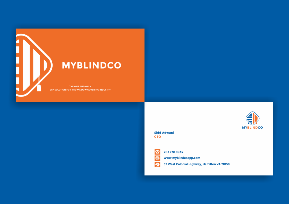 MyBlindCo Logo needs updating and the word enterprise  added bellow the Word MYBLINDCO.   logo design by onix