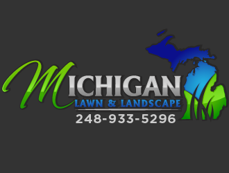 Company Name Is Michigan Lawn & Landscape logo design by THOR_