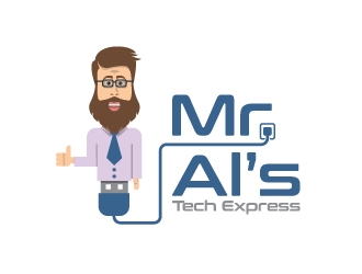 Mr Als Tech Express Logo Design