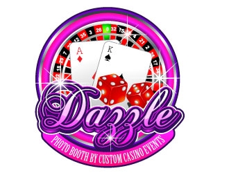 Dazzle Photo Booth by Custom Casino Events logo design by uttam