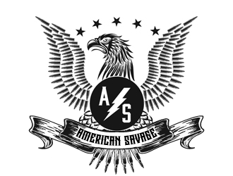 American Savage logo design by pencilhand