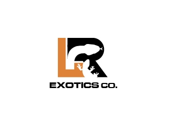 LR Exotics  logo design by usef44