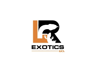 LR Exotics  logo design by usef44