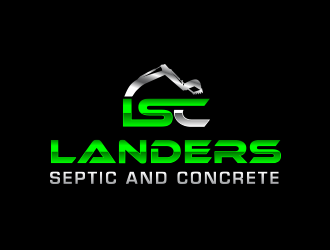 Landers Septic and Concrete logo design by keylogo