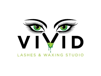 VIVID, LASHES & WAXING STUDIO logo design by lokiasan
