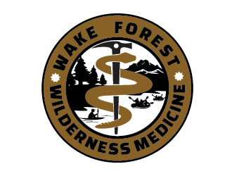Wake Forest Wilderness Medicine logo design by Bl_lue