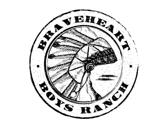 Braveheart Boys Ranch logo design by Ultimatum