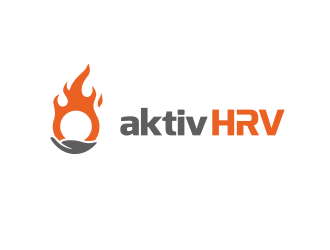 aktivHRV logo design by YONK